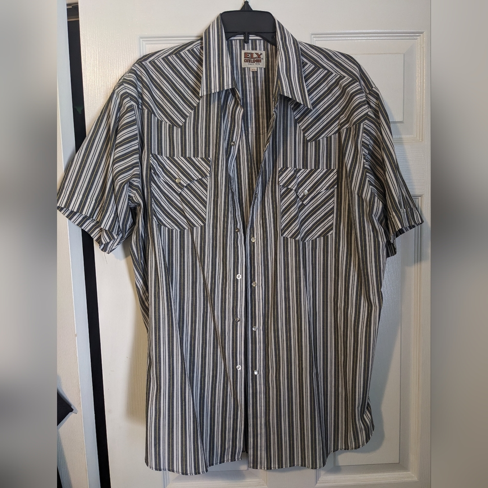 Vintage Ely Cattleman pearl snap shirt